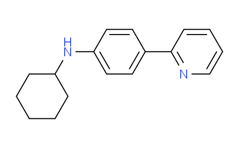 CAS No. 1404223-78-4, N-Cyclohexyl-4-(pyridin-2-yl)aniline