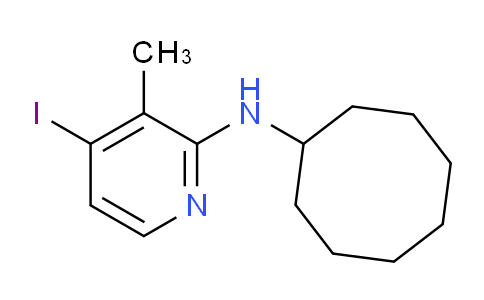 CAS No. 1430849-04-9, N-Cyclooctyl-4-iodo-3-methylpyridin-2-amine