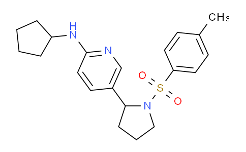 1352532-27-4 | N-Cyclopentyl-5-(1-tosylpyrrolidin-2-yl)pyridin-2-amine