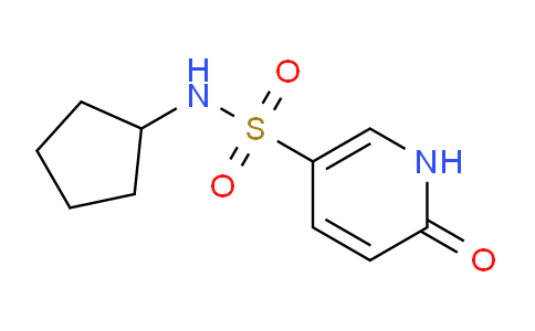 CAS No. 1156840-20-8, N-Cyclopentyl-6-oxo-1,6-dihydropyridine-3-sulfonamide