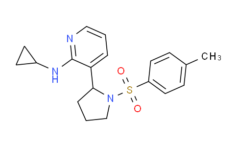 CAS No. 1352507-55-1, N-Cyclopropyl-3-(1-tosylpyrrolidin-2-yl)pyridin-2-amine