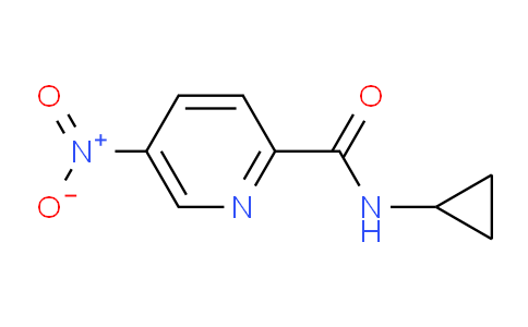 CAS No. 1393442-51-7, N-Cyclopropyl-5-nitropyridine-2-carboxamide