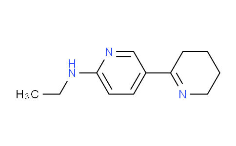 CAS No. 1352512-11-8, N-Ethyl-3,4,5,6-tetrahydro-[2,3'-bipyridin]-6'-amine