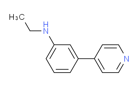 CAS No. 66375-90-4, N-Ethyl-3-(4-pyridyl)aniline
