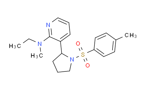 CAS No. 1352514-46-5, N-Ethyl-N-methyl-3-(1-tosylpyrrolidin-2-yl)pyridin-2-amine