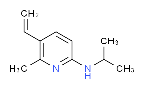 CAS No. 1355182-06-7, N-Isopropyl-6-methyl-5-vinylpyridin-2-amine