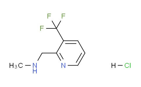 CAS No. 1951441-74-9, N-Methyl-1-(3-(trifluoromethyl)pyridin-2-yl)methanamine hydrochloride
