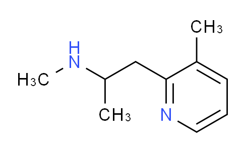 CAS No. 937638-36-3, N-Methyl-1-(3-methylpyridin-2-yl)propan-2-amine