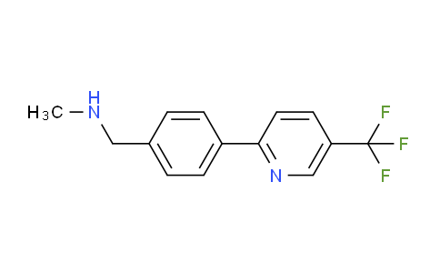CAS No. 884507-35-1, N-Methyl-1-(4-(5-(trifluoromethyl)pyridin-2-yl)phenyl)methanamine