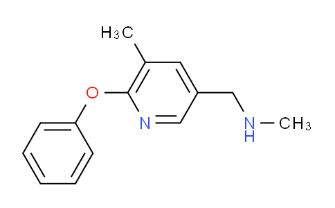 CAS No. 1355179-98-4, N-Methyl-1-(5-methyl-6-phenoxypyridin-3-yl)methanamine