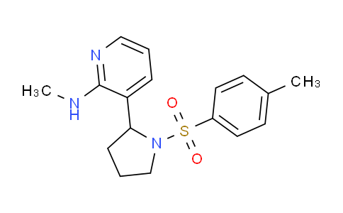 CAS No. 1352482-80-4, N-Methyl-3-(1-tosylpyrrolidin-2-yl)pyridin-2-amine