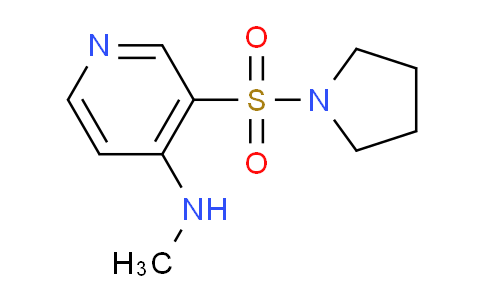 CAS No. 1341757-04-7, N-Methyl-3-(pyrrolidin-1-ylsulfonyl)pyridin-4-amine