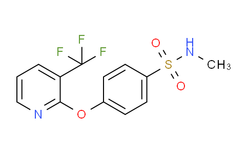 CAS No. 1227955-09-0, N-Methyl-4-((3-(trifluoromethyl)pyridin-2-yl)oxy)benzenesulfonamide