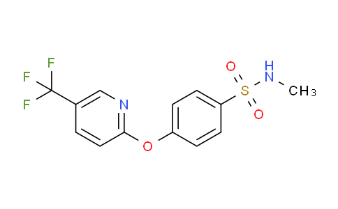 CAS No. 952183-74-3, N-Methyl-4-((5-(trifluoromethyl)pyridin-2-yl)oxy)benzenesulfonamide