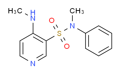 CAS No. 1352525-40-6, N-Methyl-4-(methylamino)-N-phenylpyridine-3-sulfonamide