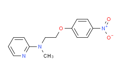 CAS No. 329249-47-0, N-Methyl-N-(2-(4-nitrophenoxy)ethyl)pyridin-2-amine