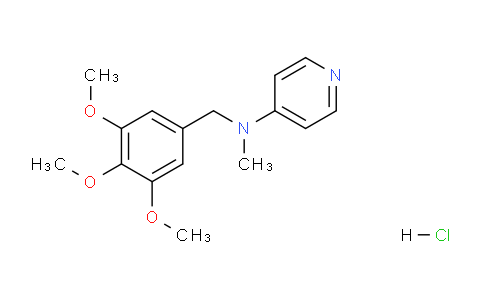 CAS No. 1185303-85-8, N-Methyl-N-(3,4,5-trimethoxybenzyl)pyridin-4-amine hydrochloride