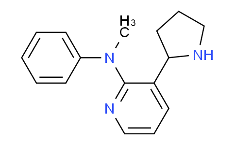 CAS No. 1352488-47-1, N-Methyl-N-phenyl-3-(pyrrolidin-2-yl)pyridin-2-amine