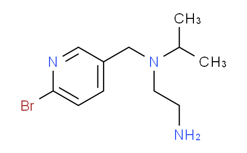 CAS No. 1353977-56-6, N1-((6-Bromopyridin-3-yl)methyl)-N1-isopropylethane-1,2-diamine