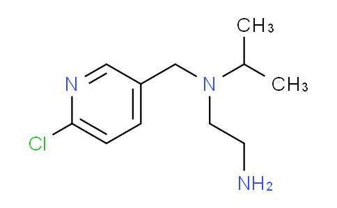 CAS No. 1353976-49-4, N1-((6-Chloropyridin-3-yl)methyl)-N1-isopropylethane-1,2-diamine