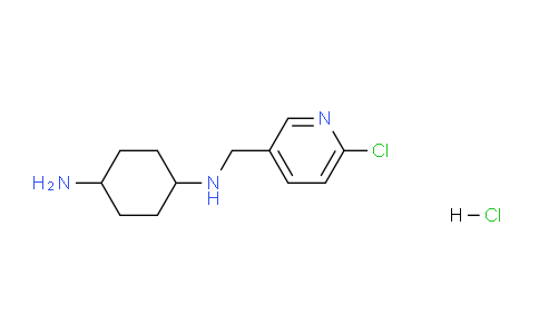 CAS No. 1289388-47-1, N1-((6-Chloropyridin-3-yl)methyl)cyclohexane-1,4-diamine hydrochloride