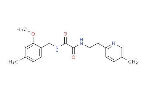 CAS No. 745047-94-3, N1-(2-Methoxy-4-methylbenzyl)-N2-(2-(5-methylpyridin-2-yl)ethyl)oxalamide