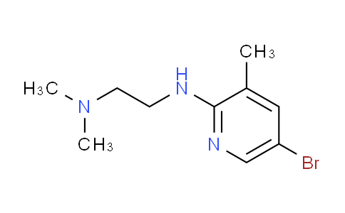 CAS No. 1220035-16-4, N1-(5-Bromo-3-methylpyridin-2-yl)-N2,N2-dimethylethane-1,2-diamine
