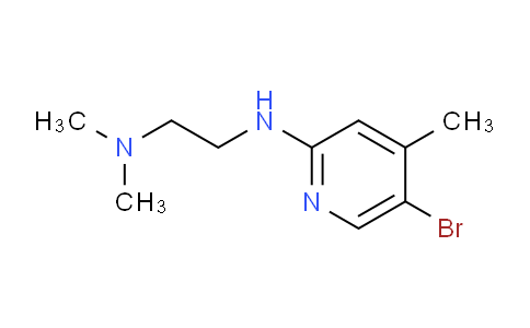 CAS No. 1220037-35-3, N1-(5-Bromo-4-methylpyridin-2-yl)-N2,N2-dimethylethane-1,2-diamine