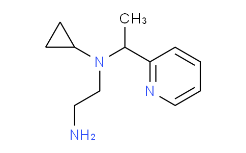 CAS No. 1353986-61-4, N1-Cyclopropyl-N1-(1-(pyridin-2-yl)ethyl)ethane-1,2-diamine