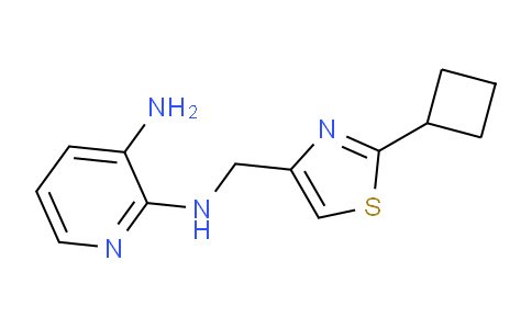 CAS No. 1713476-97-1, N2-((2-Cyclobutylthiazol-4-yl)methyl)pyridine-2,3-diamine