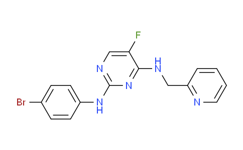 CAS No. 1956356-26-5, N2-(4-Bromophenyl)-5-fluoro-N4-(pyridin-2-ylmethyl)pyrimidine-2,4-diamine