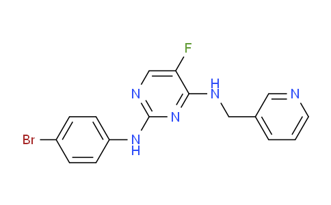 CAS No. 1956364-85-4, N2-(4-Bromophenyl)-5-fluoro-N4-(pyridin-3-ylmethyl)pyrimidine-2,4-diamine