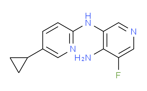 CAS No. 1956355-44-4, N3-(5-Cyclopropylpyridin-2-yl)-5-fluoropyridine-3,4-diamine
