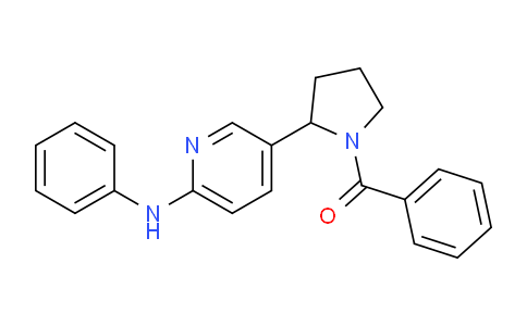 CAS No. 1352493-14-1, Phenyl(2-(6-(phenylamino)pyridin-3-yl)pyrrolidin-1-yl)methanone