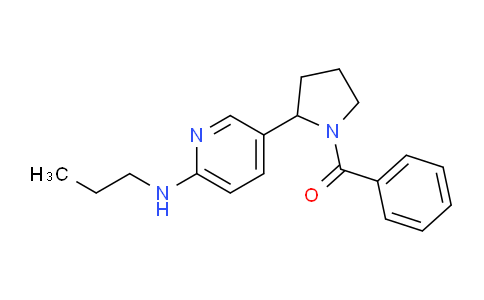 CAS No. 1352509-07-9, Phenyl(2-(6-(propylamino)pyridin-3-yl)pyrrolidin-1-yl)methanone