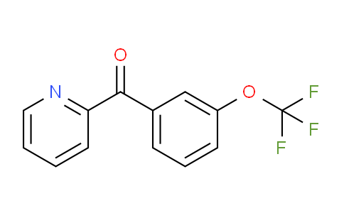 CAS No. 1443336-37-5, Pyridin-2-yl(3-(trifluoromethoxy)phenyl)methanone