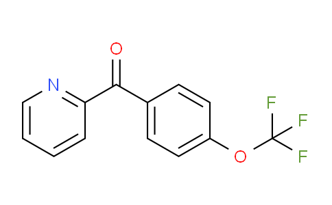 CAS No. 1443328-69-5, Pyridin-2-yl(4-(trifluoromethoxy)phenyl)methanone
