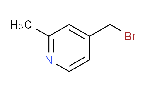 CAS No. 1167055-68-6, Pyridine, 4-(bromomethyl)-2-methyl-