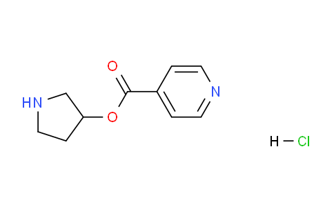 CAS No. 1219979-35-7, Pyrrolidin-3-yl isonicotinate hydrochloride
