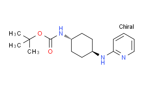 CAS No. 1448854-87-2, tert-Butyl ((1r,4r)-4-(pyridin-2-ylamino)cyclohexyl)carbamate