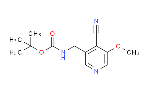 CAS No. 1142191-86-3, tert-Butyl ((4-cyano-5-methoxypyridin-3-yl)methyl)carbamate