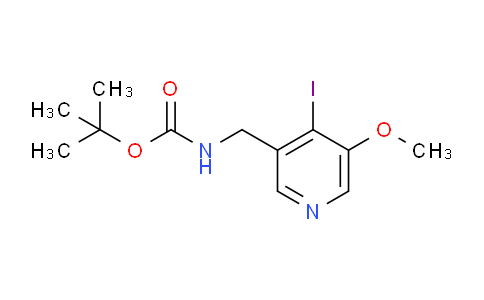 CAS No. 1138444-20-8, tert-Butyl ((4-iodo-5-methoxypyridin-3-yl)methyl)carbamate