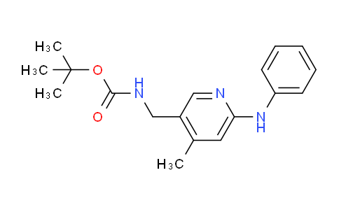 CAS No. 1355178-56-1, tert-Butyl ((4-methyl-6-(phenylamino)pyridin-3-yl)methyl)carbamate