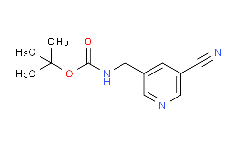 CAS No. 1108724-20-4, tert-Butyl ((5-cyanopyridin-3-yl)methyl)carbamate