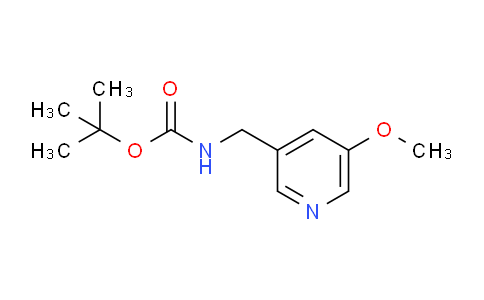 CAS No. 1105675-60-2, tert-Butyl ((5-methoxypyridin-3-yl)methyl)carbamate