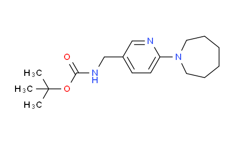 CAS No. 1355238-42-4, tert-Butyl ((6-(azepan-1-yl)pyridin-3-yl)methyl)carbamate