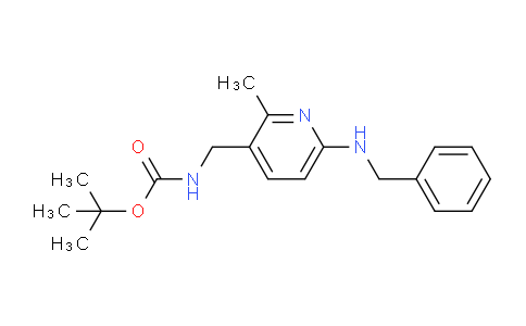 CAS No. 1355226-64-0, tert-Butyl ((6-(benzylamino)-2-methylpyridin-3-yl)methyl)carbamate