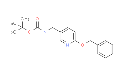 CAS No. 1355178-49-2, tert-Butyl ((6-(benzyloxy)pyridin-3-yl)methyl)carbamate
