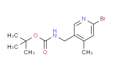 CAS No. 1355190-69-0, tert-Butyl ((6-bromo-4-methylpyridin-3-yl)methyl)carbamate