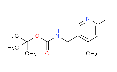 CAS No. 1355216-16-8, tert-Butyl ((6-iodo-4-methylpyridin-3-yl)methyl)carbamate